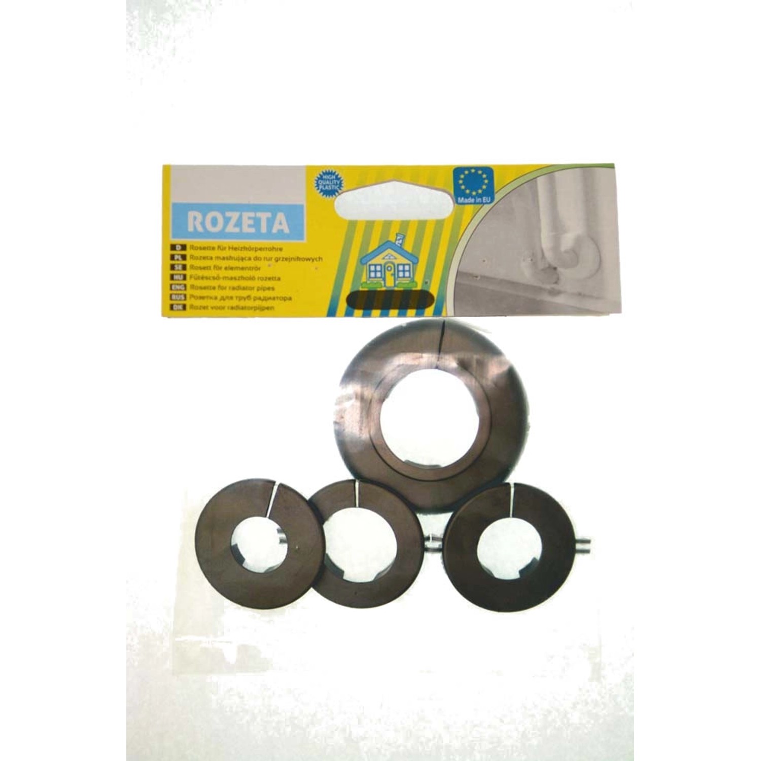 Rozeta uniwersalna 16, 18, 22, 26 mm szara