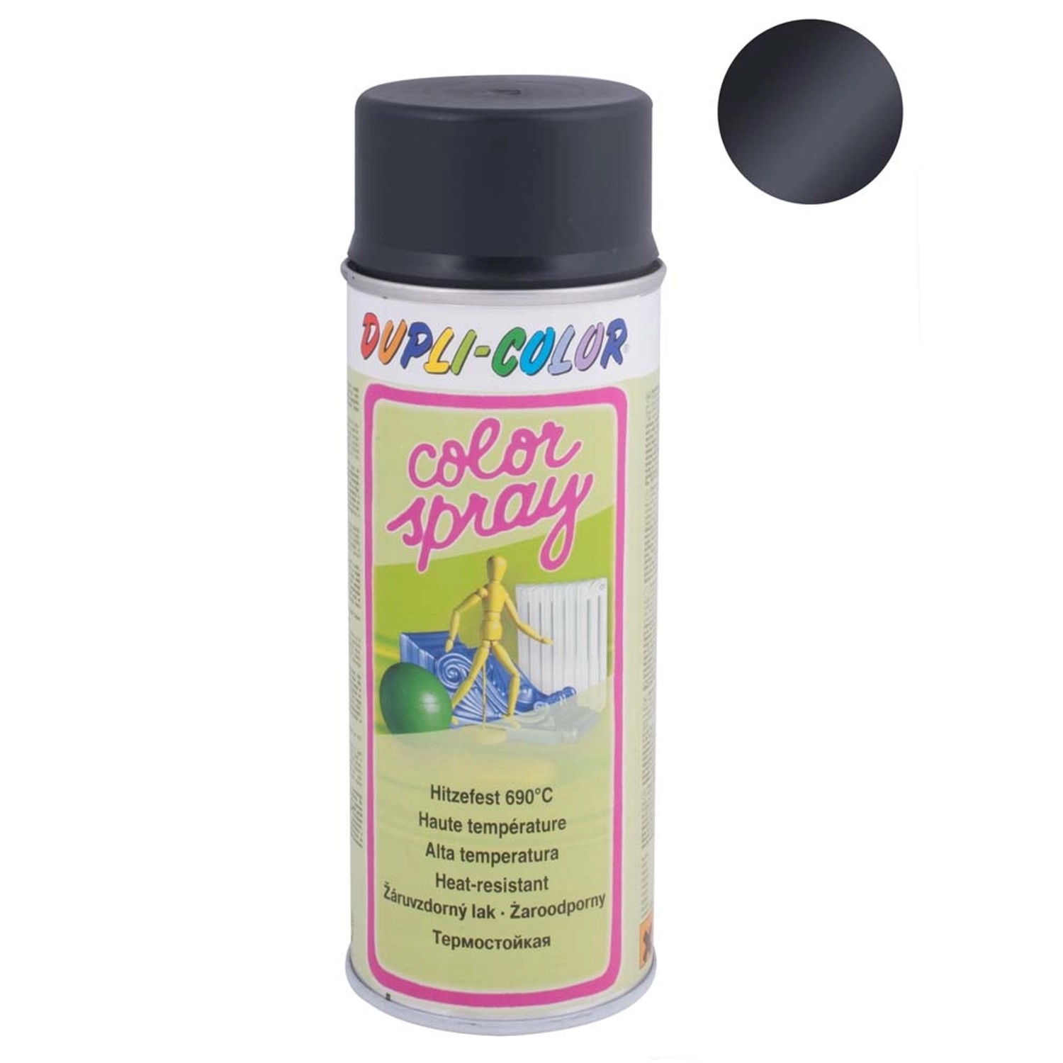 Dupli-Color Lakier żaroodporny do 690 st.C ColorSpray czarny 400 ml