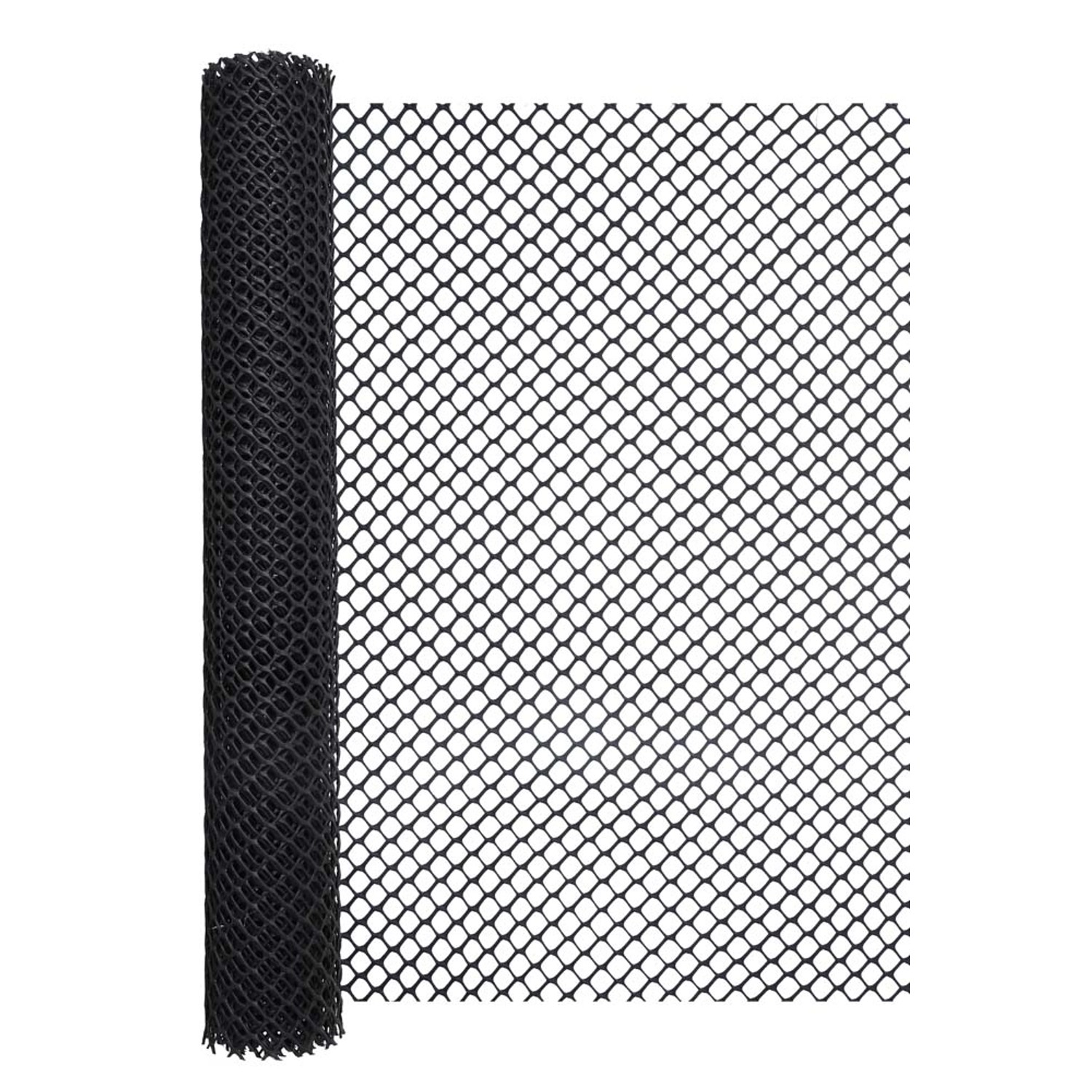 Siatka plastikowa czarna ocz. 20 x 20 mm - 1 x 5 m