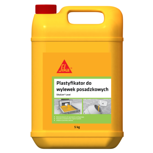 SIKA SIKACEM LEVEL DOMIESZKA DO WYLEWEK POPRAWIA JAKOŚĆ BETONU 5 KG