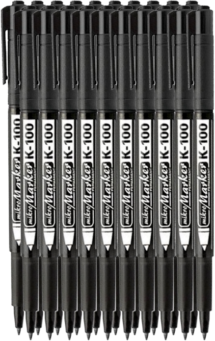 20x Foliopis Kamet K-100, 0.8-1.2mm, czarny