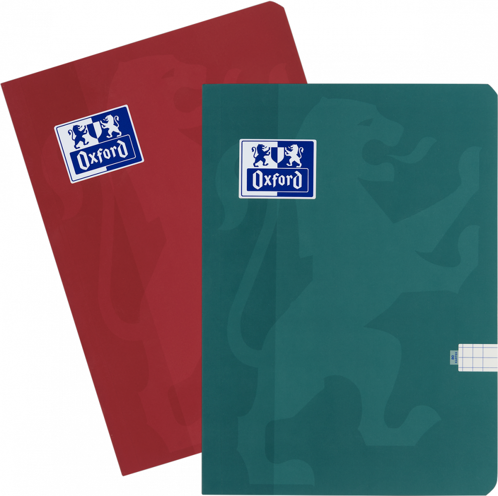 2x Brulion w kratkę MO Oxford Touch Trend, A4, miękka oprawa, 80 kartek, mix kolorów