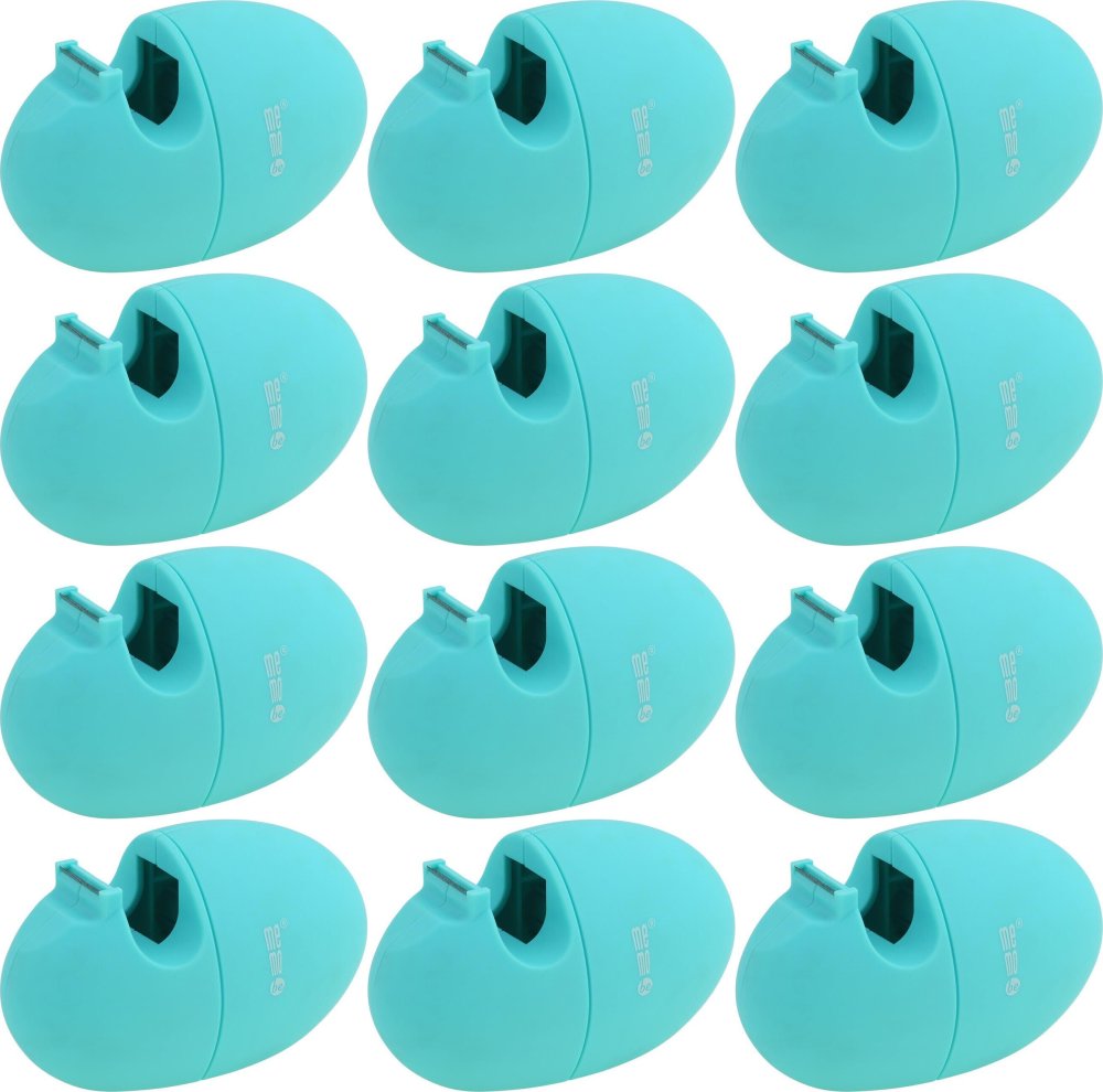 12x Podajnik do taśm klejących MemoBe Soft-Touch, miętowy