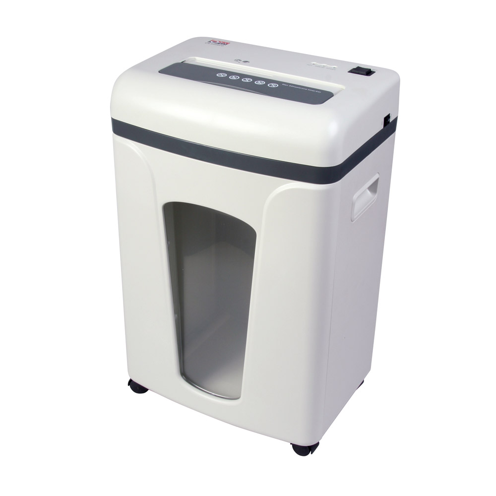 Niszczarka do papieru Opus CS 2208 CD, ścinek 2x12mm, 8 kartek, P-5/Tx-1/Ex-1/O-2 DIN, biały