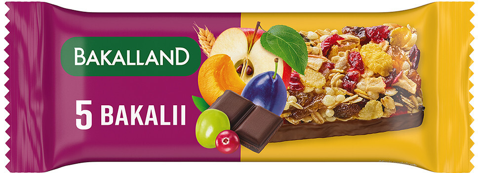 Baton zbożowy Bakalland BA! 5 bakalii, 40g