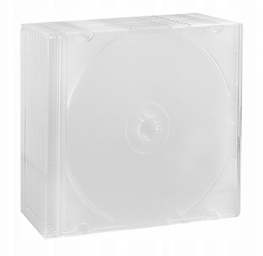Pudełko Omega Slim Case, 5,2mm, 10 sztuk, przezroczysty