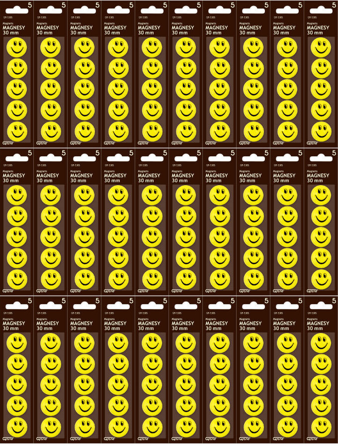 48x Magnesy Grand GR-530S, 30mm, 5 sztuk, buźki
