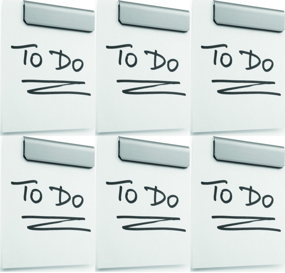 6x Klips samoprzylepny Durable Durafix, 60mm, magnetyczny, 5 sztuk, srebrny