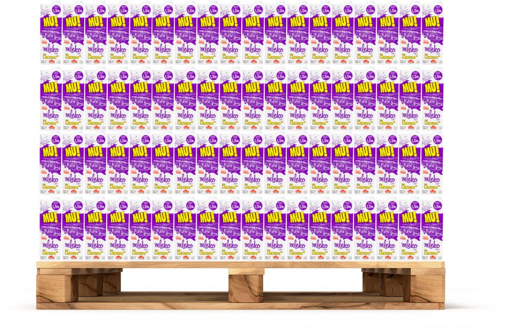 780x Mleko UHT Wart-Milk MU!, bez laktozy, 1.5%, 1l