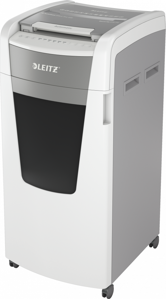 Niszczarka automatyczna Leitz IQ AutoFeed 600, mikrościnek 2x15mm, 600 kartek, P-5 DIN, biały