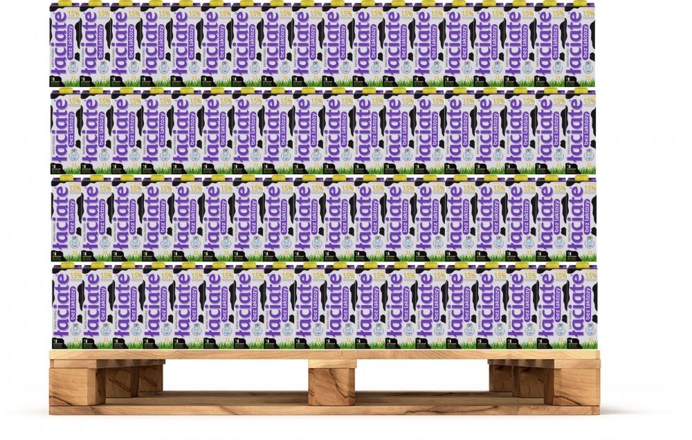 720x Mleko UHT Łaciate, bez laktozy, 1.5%, 1l