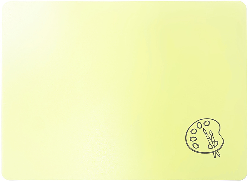 Podkładka do prac plastycznych Biurfol, A4, 280x380mm, pastelowy żółty