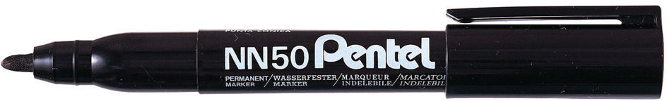 Marker permanentny Pentel, NN50, okrągła, 5 mm, czarny