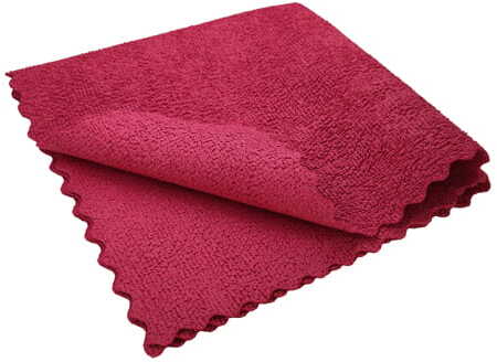 Ściereczka z mikrofibry Qleanup Long Fresh Professional, 38x38cm, 275g, 5 sztuk, czerwony