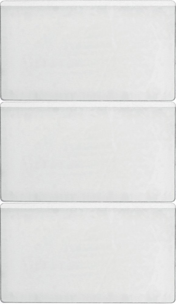 3x Kieszeń samoprzylepna Durable Pocketfix, 101x61mm, 100 sztuk, transparentny
