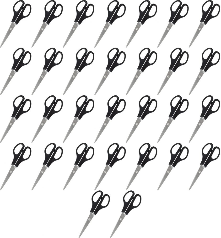 48x Nożyczki biurowe Grand GR-2651, 16.5cm, mix kolorów