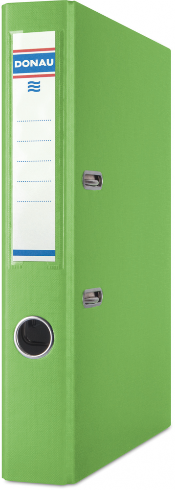 Segregator A4 Donau Master, szerokość grzbietu 50mm, do 350 kartek, jasnozielony