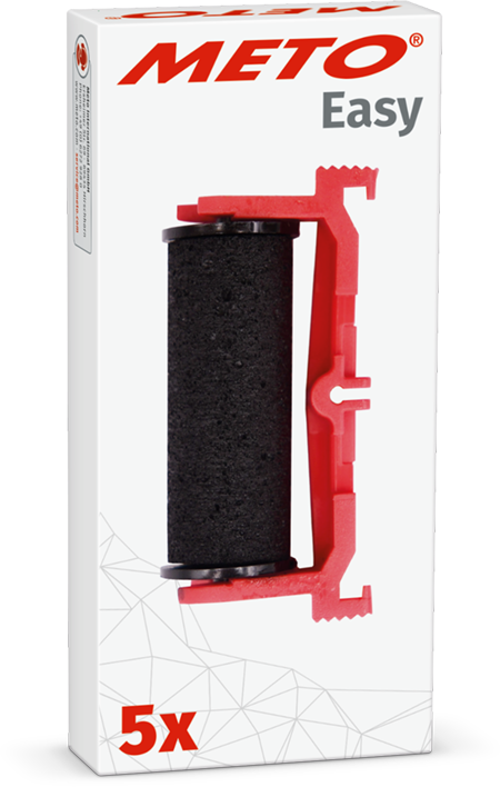 Rolka z tuszem Meto Easy S/M, do metkownic, 5 sztuk