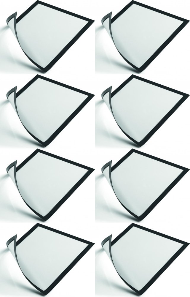 8x Ramka magnetyczna Durable Duraframe Magnetic, A4, 5 sztuk, czarny