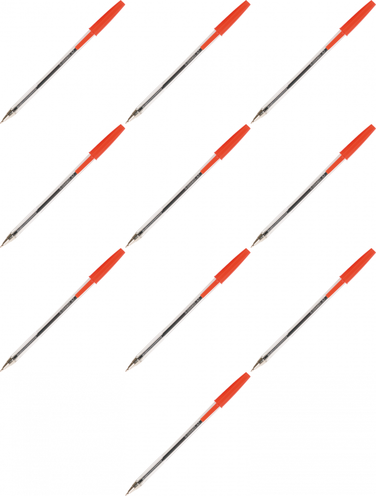 10x Długopis Q-Connect, 0.7mm, czerwony