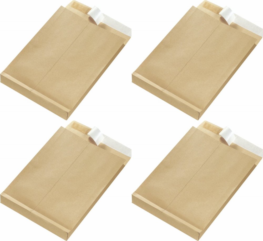 4x Koperta rozszerzana NC, C4, z paskiem HK, 250 sztuk, brązowy