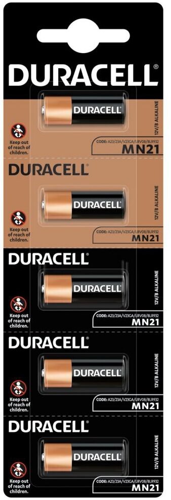 Bateria alkaliczna Duracell MN21, 5 sztuk