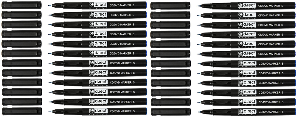 24x Foliopis D.Rect, okrągła, 0.4-0.5 mm, niebieski