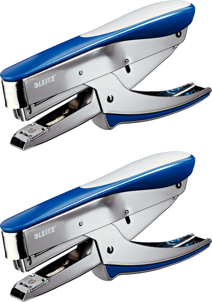 2x Zszywacz nożycowy Leitz 5548, do 30 kartek, niebieski