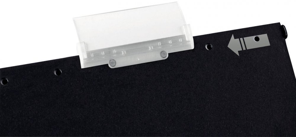 Identyfikator do teczek Leitz Alpha Active, 5 sztuk, transparentny