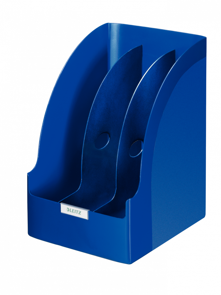 Pojemnik na dokumenty Leitz Plus Jumbo, A4, z przegródkami, 213 mm, niebieski