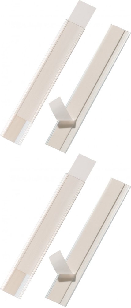 2x Listwa samoprzylepna Durable Scanfix, 30x200mm, 5 sztuk, transparentny