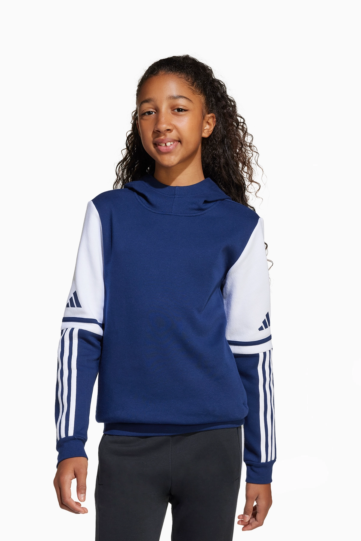 Bluza z kapturem adidas Squadra 25 Sweat Junior - Granatowy