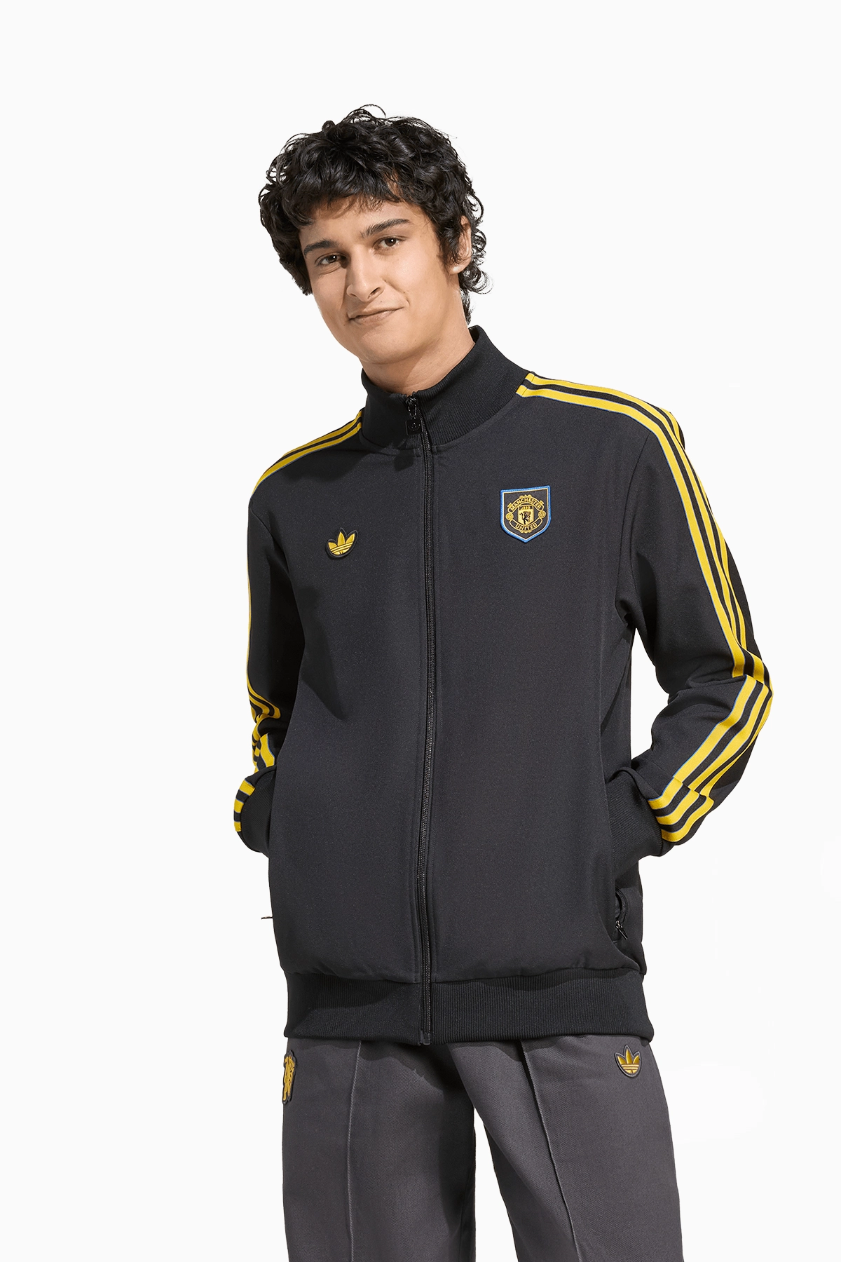 Bluza adidas Manchester United 25/26 Icon Track Top - Czarny