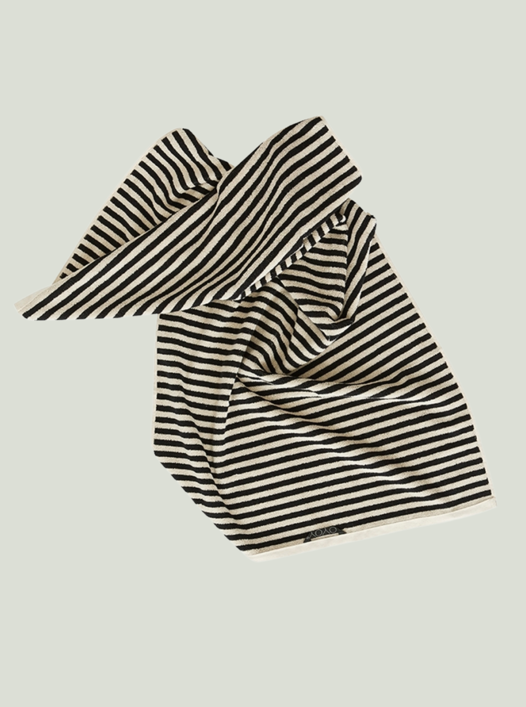 Ręcznik Raita Clay / Black - 100x150 cm OYOY Living