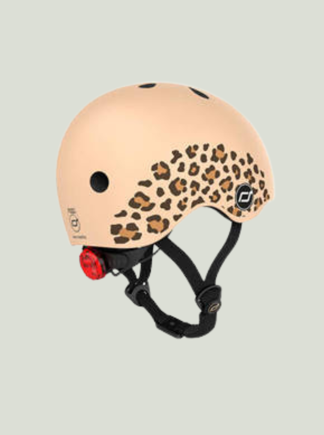 Kask XXS-S dla dzieci 1-5 lat Leopard, SCOOT & RIDE