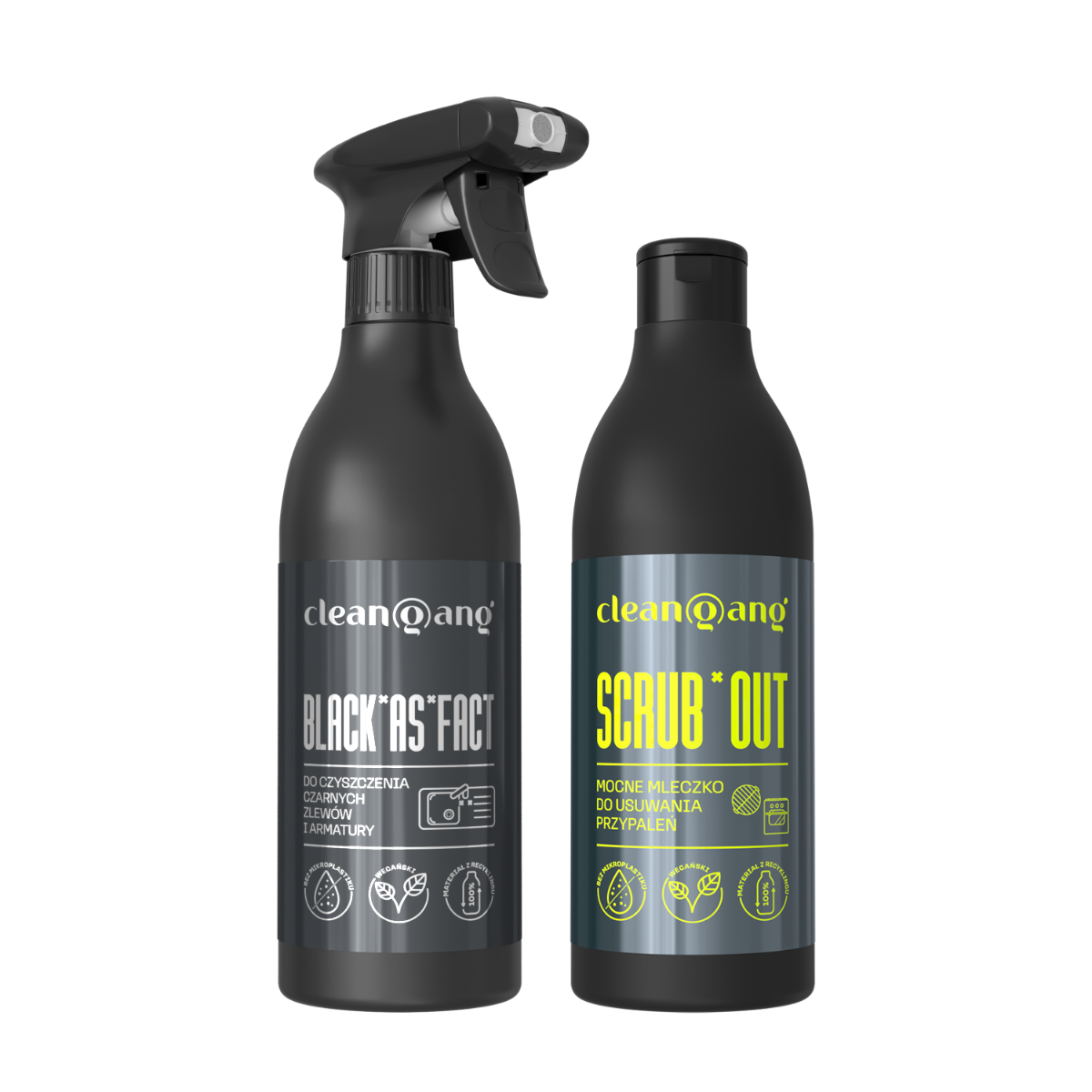 zestaw do czyszczenia czerni z mleczkiem czyszczącym