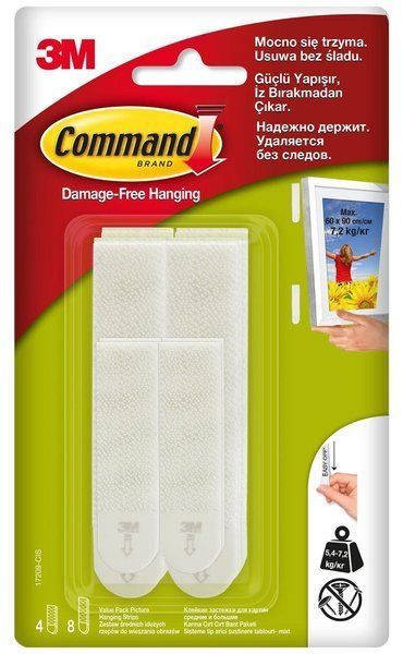 Zestaw rzepów do zawieszania do 7,2 kg