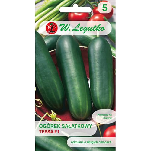 5 g, Okurka salátová polní Tessa F1 - : Monžstvo balíkov: 5 g
