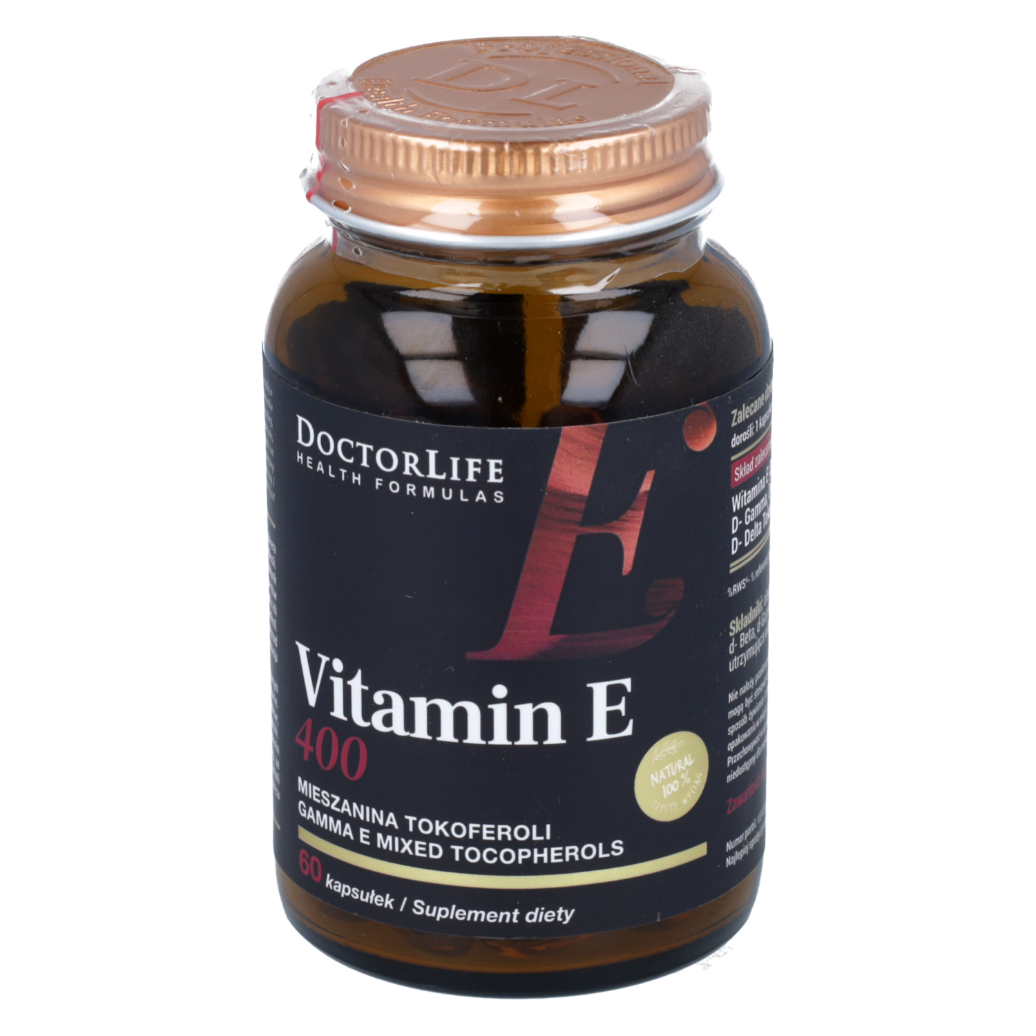 Doctor life witamina e, 100 kapsułek