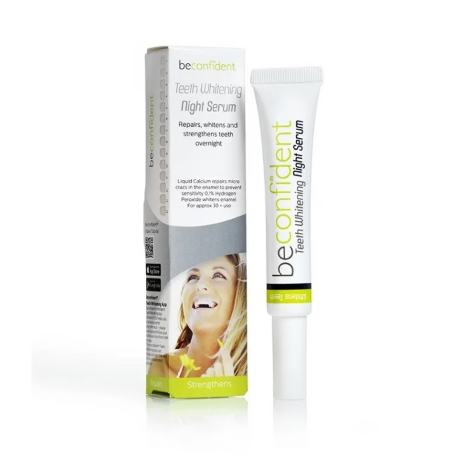 Beconfident - teeth whitening night serum wybielające zęby na noc, 10 ml (data ważności: 28.02.2026)