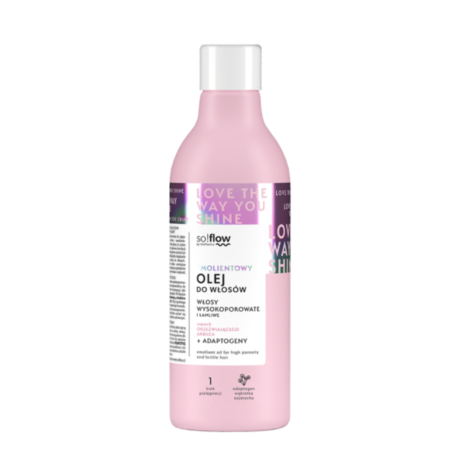 Gp vis plantis so!flow - emolientowy olej do włosów wysokoporowatych i łamliwych, 150 ml