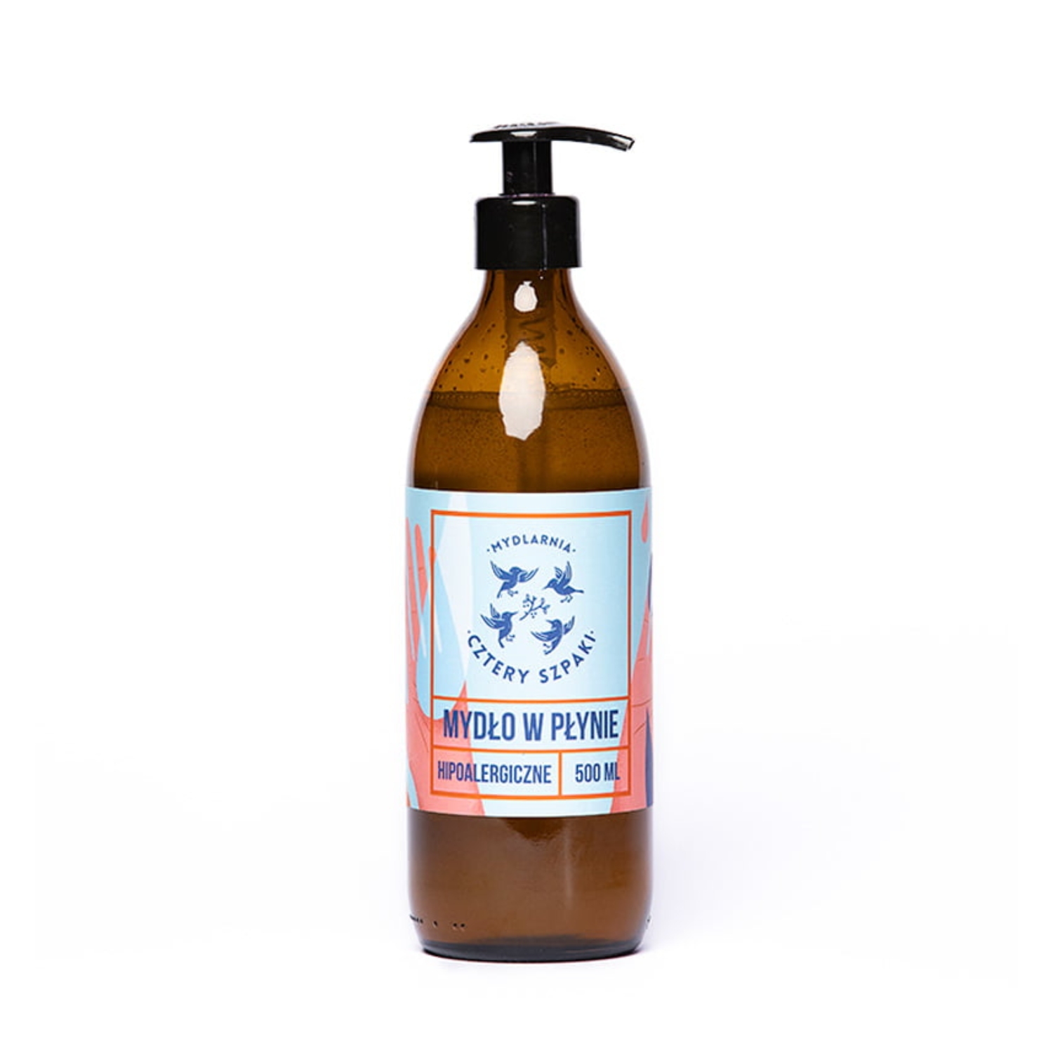 Cztery szpaki - hipoalergiczne, naturalne mydło w płynie, 500 ml