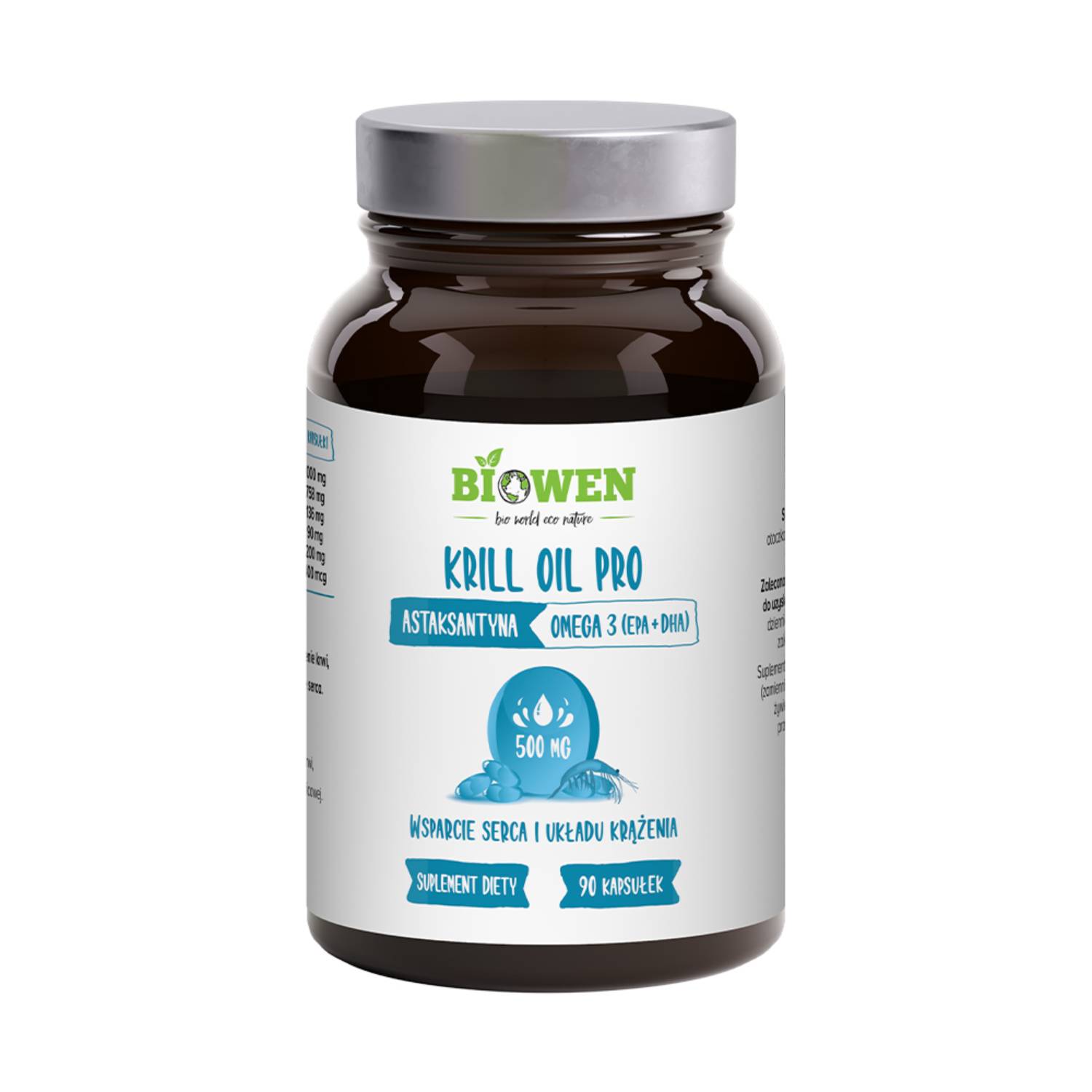 Biowen krill oil pro, 90 kapsułek