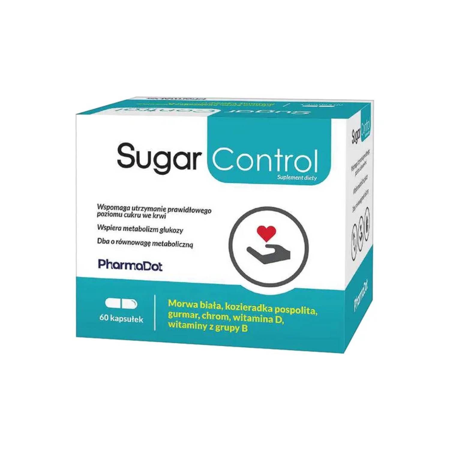 Pharma dot sugar control, 60 kapsułek