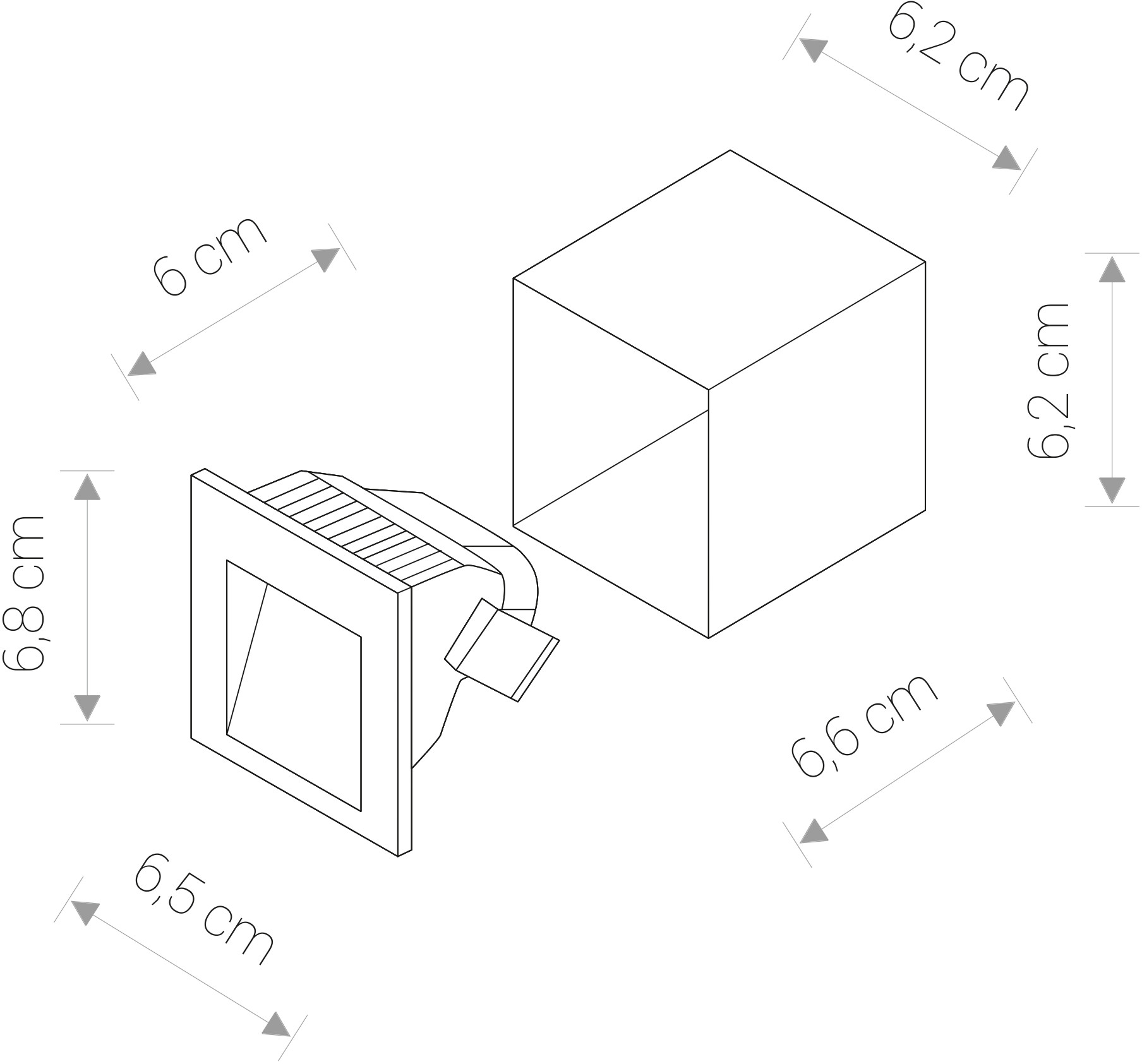 Nowodvorski Lighting Step kinkiet zewnętrzny 1x3W LED biały 6908 - Wysyłka w 24h