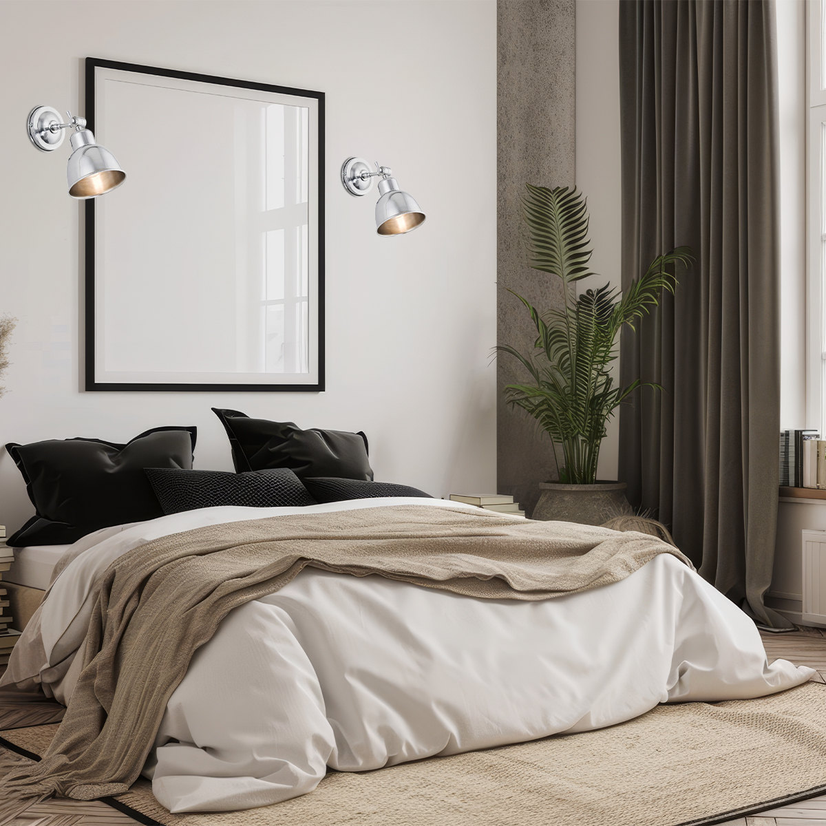 Argon Eufrat kinkiet 1x15W chrom 3172