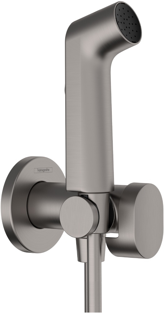 Hansgrohe Bidette słuchawka bidetowa czarny chrom szczotkowany 29230340