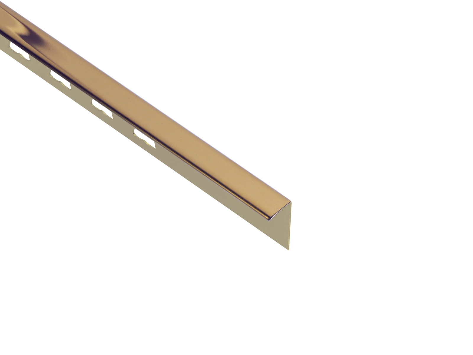 Profil Decor listwa do glazury 1x270 cm L-kształtna stal nierdzewna brązowy poler