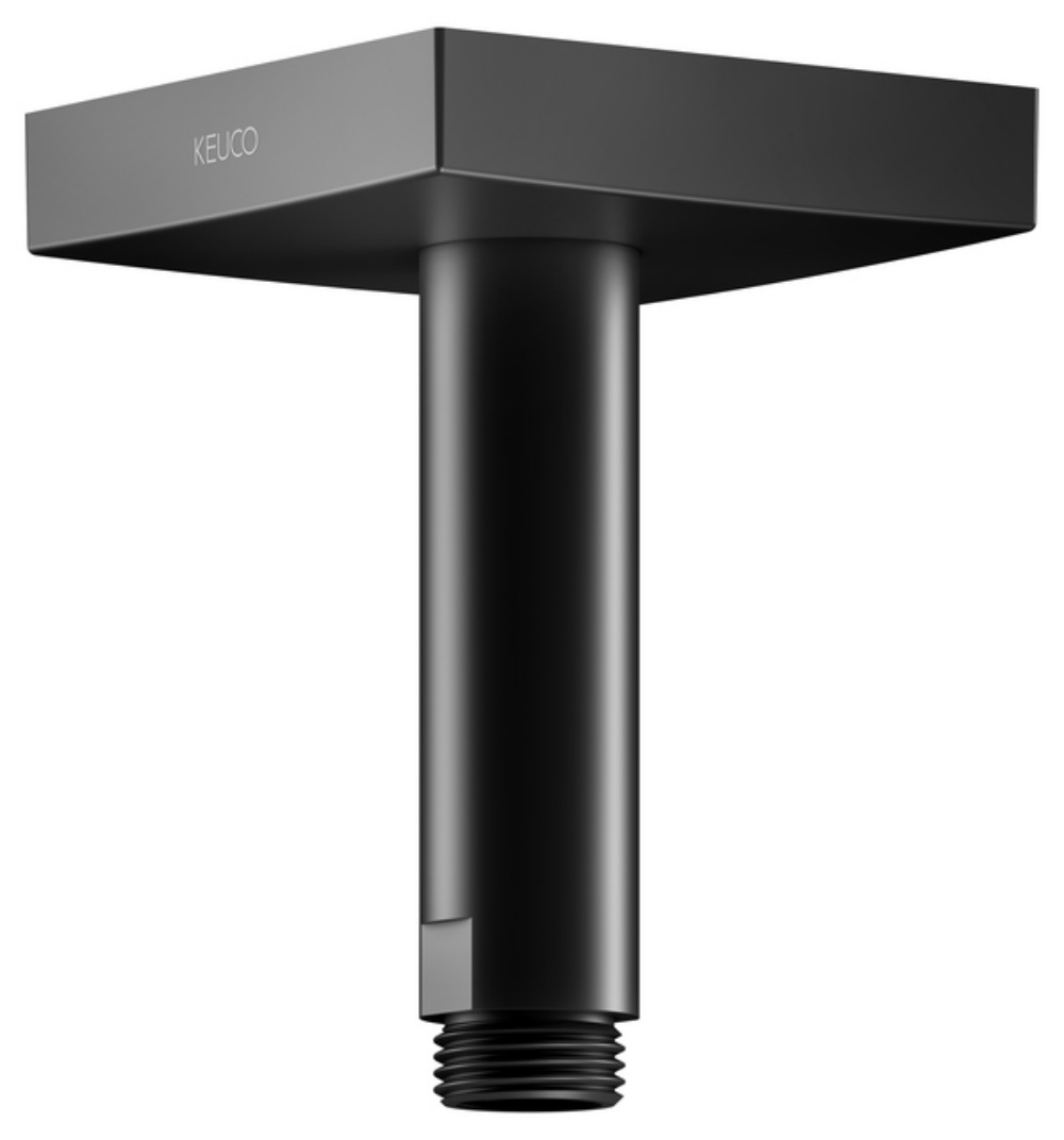 Keuco ramię deszczownicy 10 cm sufitowe czarny mat 53089370102