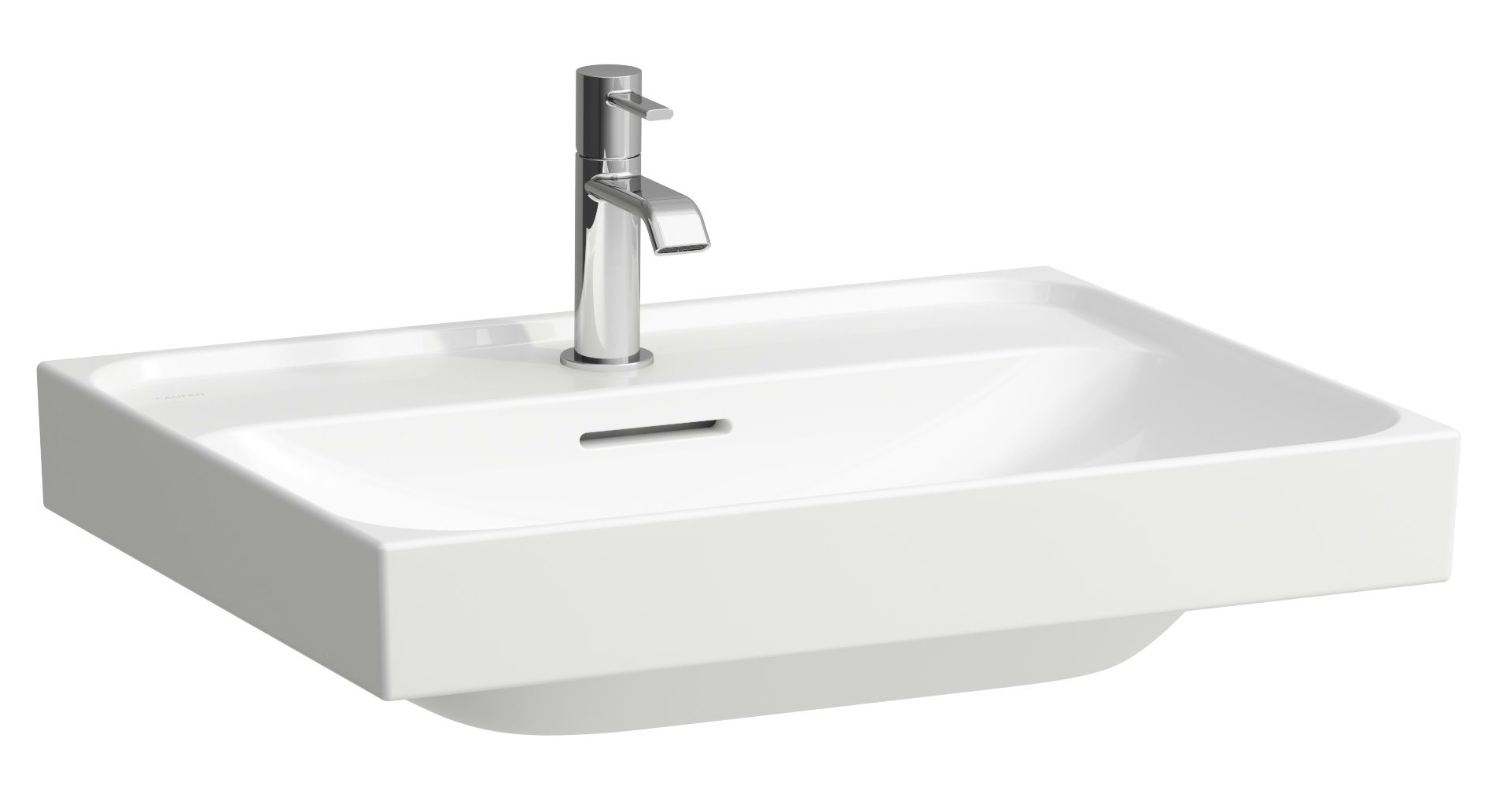 Laufen Meda umywalka 60x46 cm prostokątna ścienna biała H8161134001091